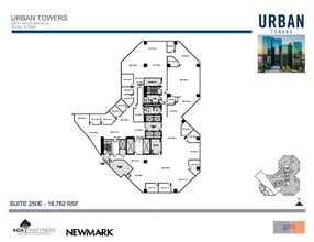 222 W Las Colinas Blvd, Irving, TX à louer Plan d’étage- Image 1 de 1