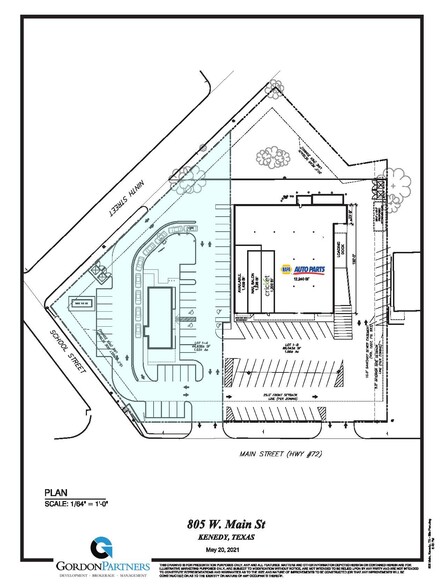 805 W Main St, Kenedy, TX à vendre - Plan de site - Image 3 de 7