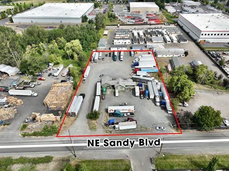 22713 NE Sandy Blvd, Troutdale, OR for sale - Aerial - Image 2 of 4