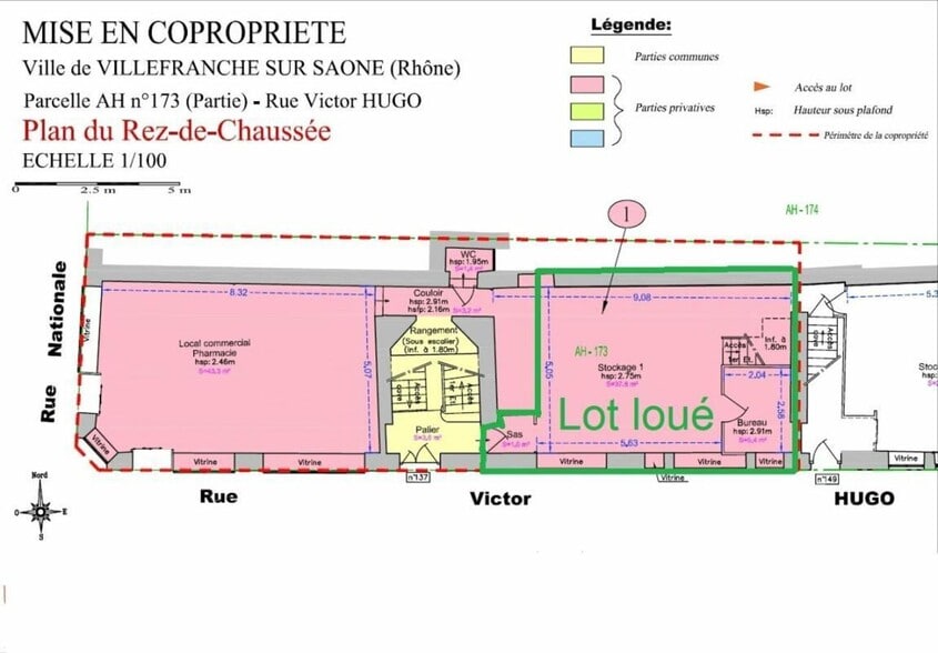 137 Rue Victor Hugo, Villefranche-sur-Saône for lease - Floor Plan - Image 2 of 3