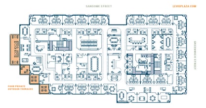 1255 Battery St, San Francisco, CA à louer Plan d’étage- Image 2 de 2