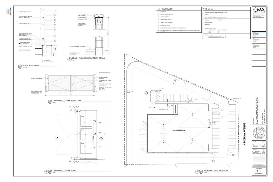 619 N Indiana Ave, Crown Point, IN à louer - Plan de site - Image 2 de 2