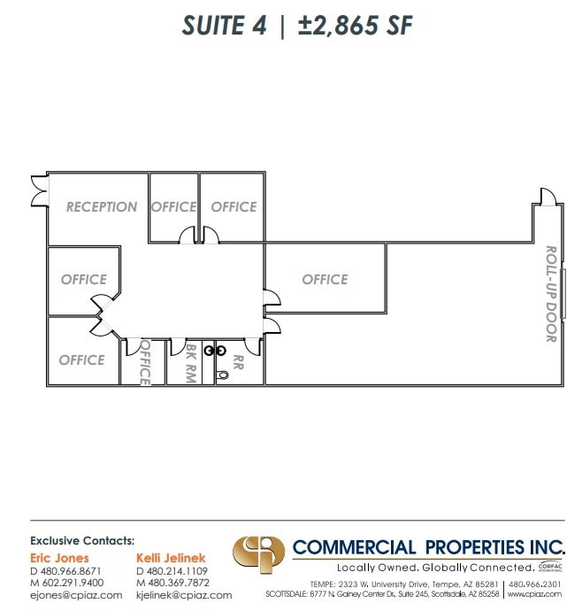1800 W Broadway Rd, Tempe, AZ for lease Floor Plan- Image 1 of 1