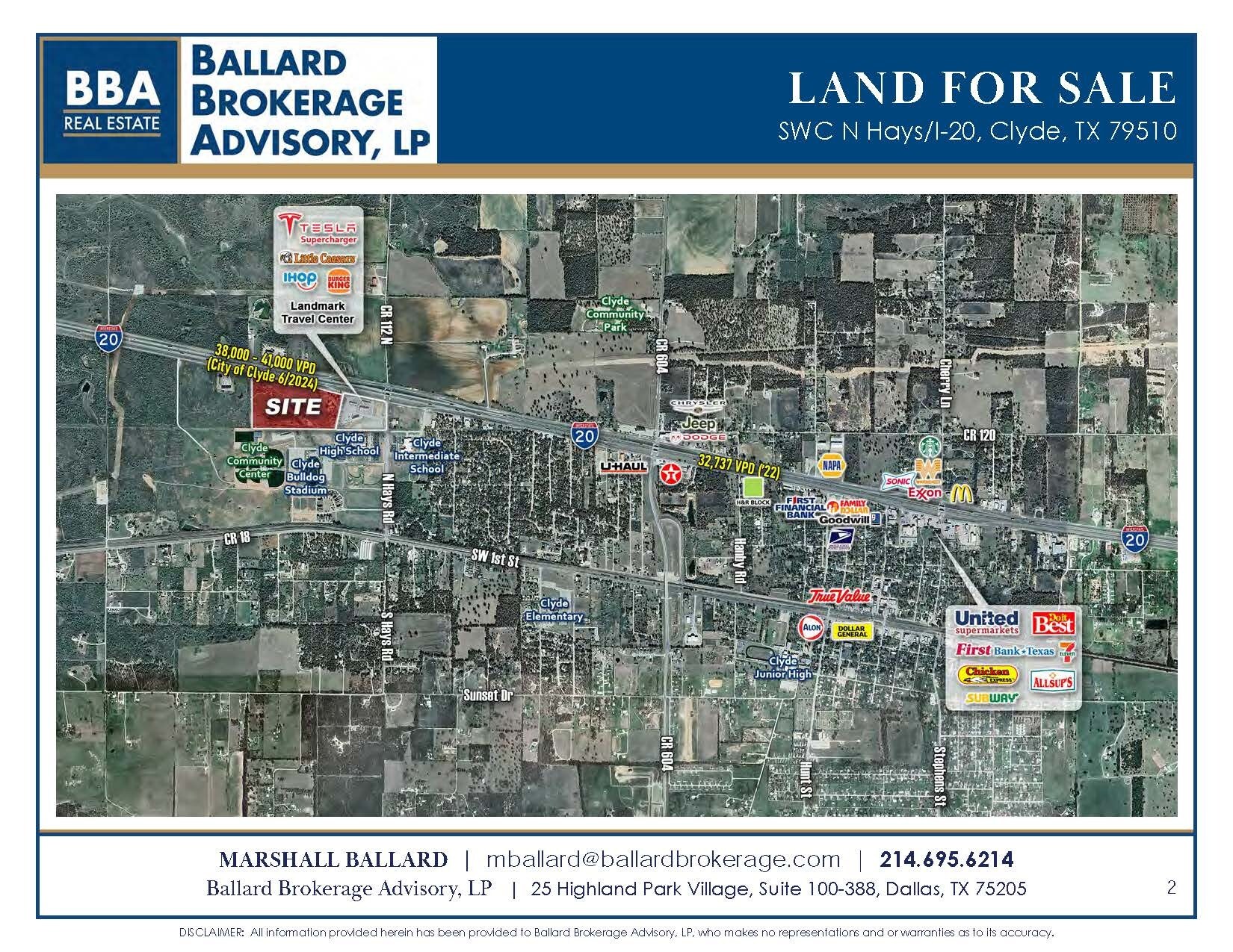 SWC N Hays, Clyde, TX à vendre Photo du bâtiment- Image 1 de 1