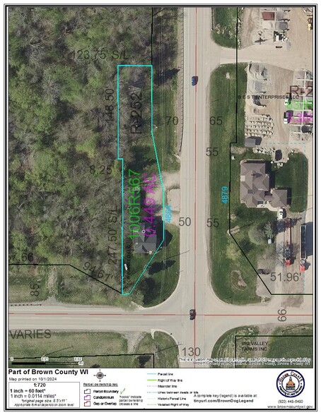 4864 WI-57 Lot A, De Pere, WI for sale - Plat Map - Image 1 of 5