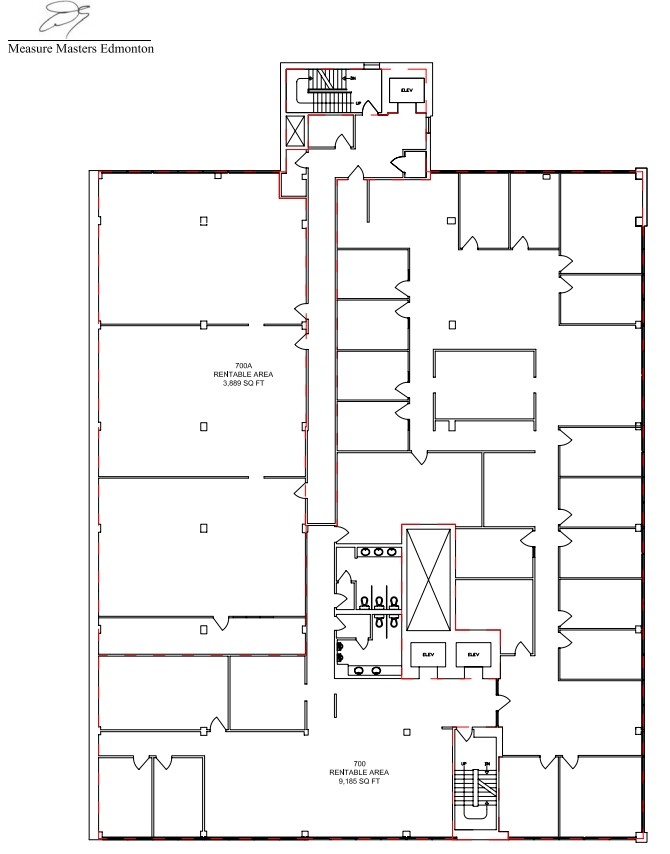 10310-10320 Jasper Ave NW, Edmonton, AB à louer Plan d’étage- Image 1 de 1