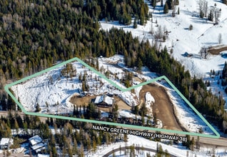 3052 Nancy Greene Hwy, Rossland, BC - AERIAL map view