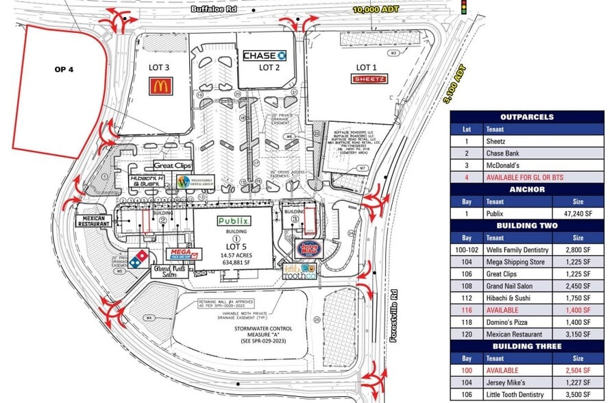 Buffaloe Rd And Forestville Rd, Raleigh, NC à louer - Plan de site - Image 3 de 4