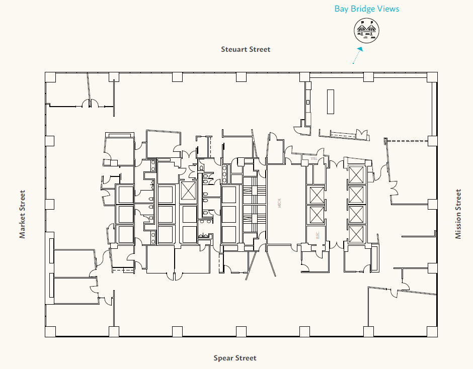 1 Market St, San Francisco, CA for lease Floor Plan- Image 1 of 6