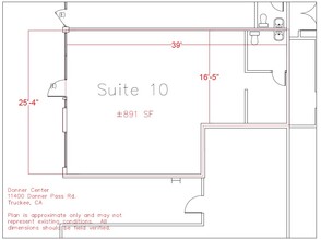 11400 Donner Pass Rd, Truckee, CA à louer Plan d  tage- Image 2 de 3