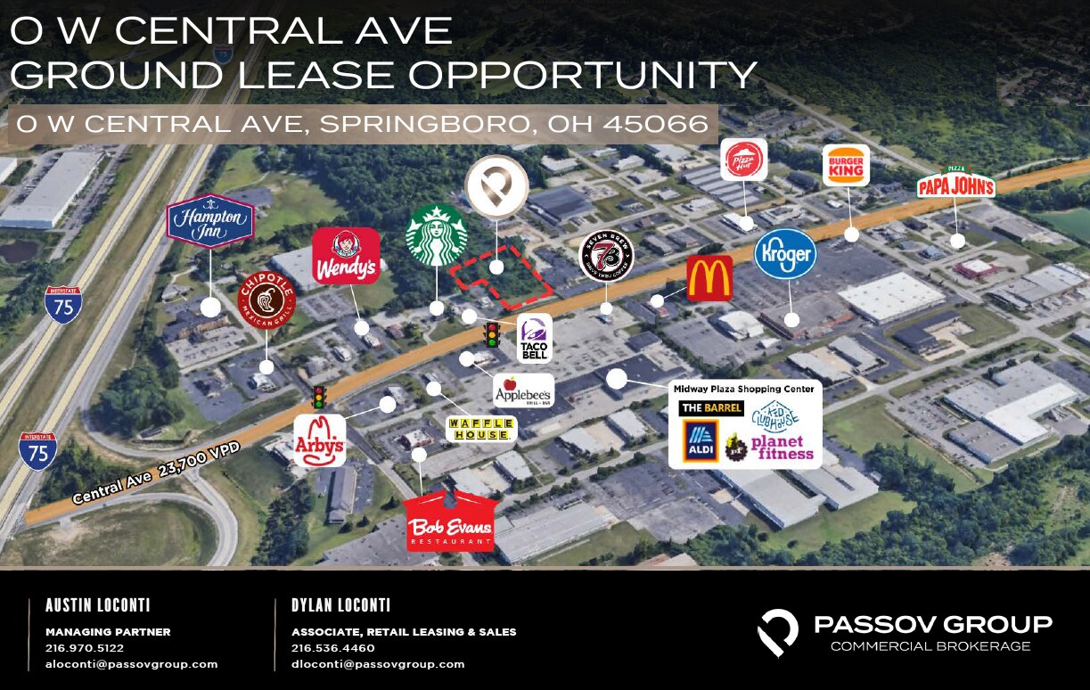 0 W Central Ave, Springboro, OH for lease Primary Photo- Image 1 of 5