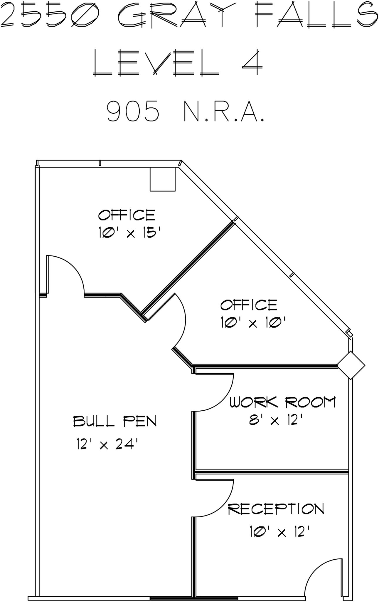 2550 Gray Falls Dr, Houston, TX for lease Floor Plan- Image 1 of 1