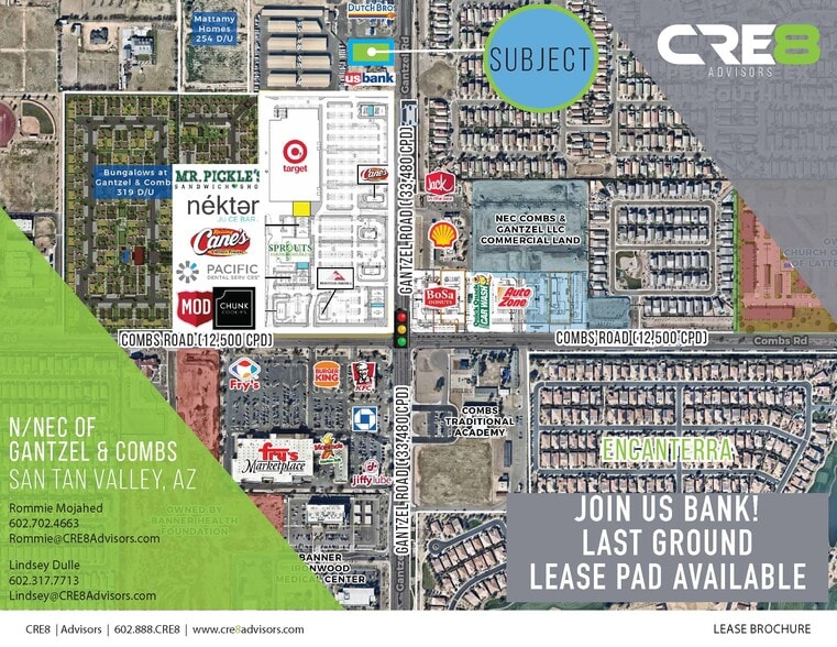 N/NWC Gantzel & Combs, San Tan Valley, AZ for lease - Building Photo - Image 1 of 3