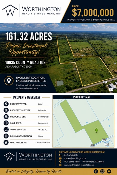 10935 County Road 109, Alvarado, TX à vendre - Photo du bâtiment - Image 3 de 30