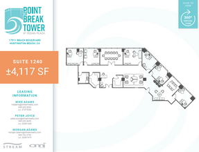 17011 Beach Blvd, Huntington Beach, CA for lease Floor Plan- Image 1 of 2