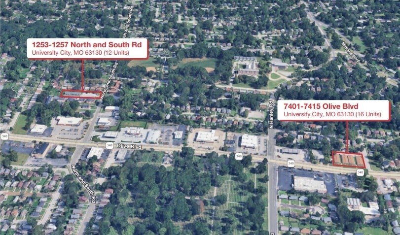 1253-1257 North and South Rd, University City, MO for sale - Primary Photo - Image 1 of 1