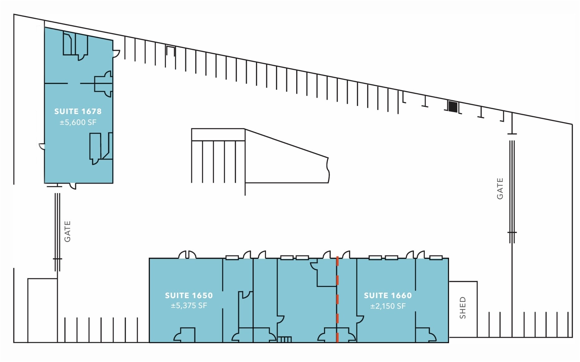 1678 Coleman Ave, Santa Clara, CA for lease Floor Plan- Image 1 of 4