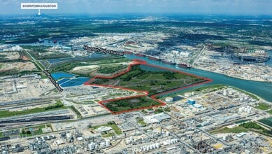 1400 Jefferson, Pasadena, TX - Aérien  Vue de la carte