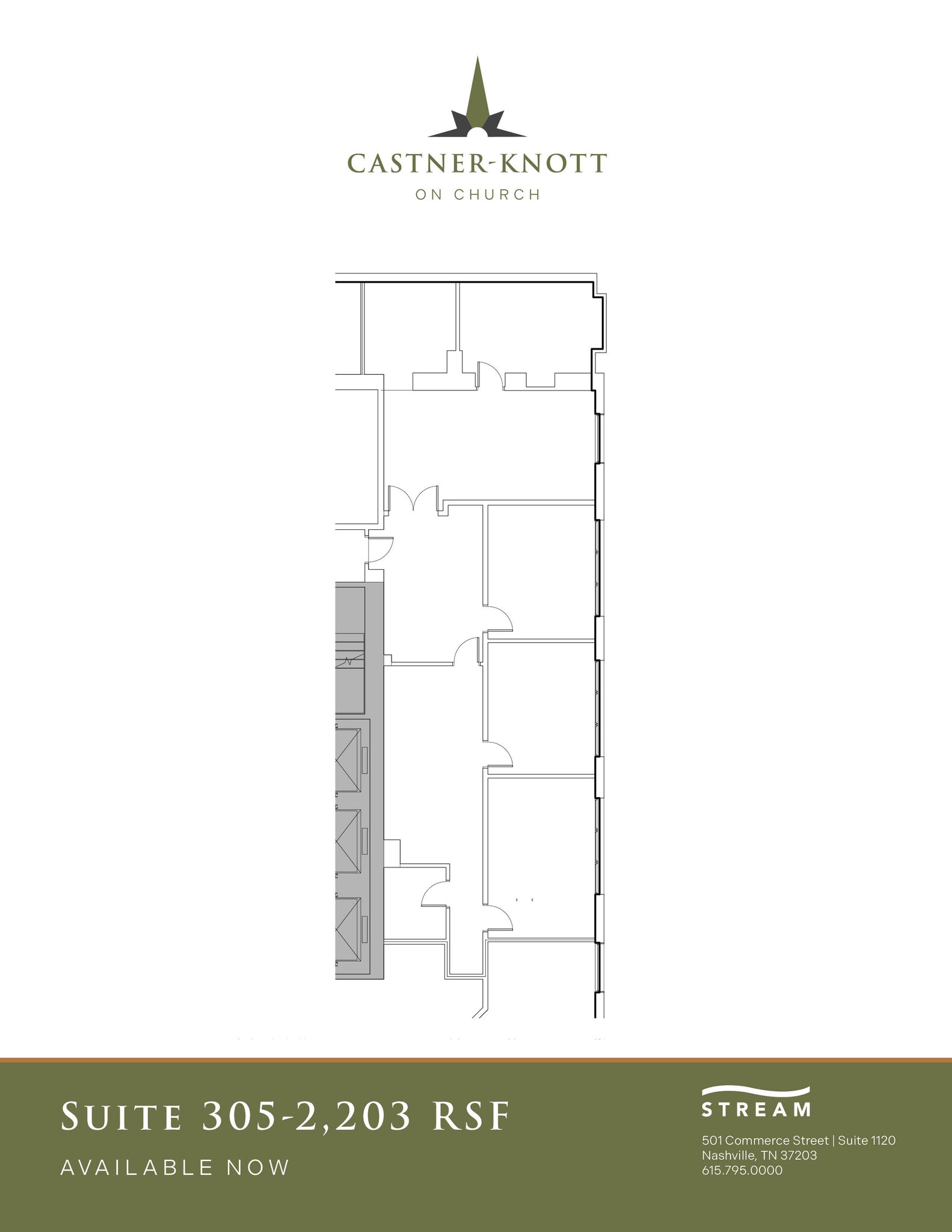 618 Church St, Nashville, TN for lease Floor Plan- Image 1 of 1