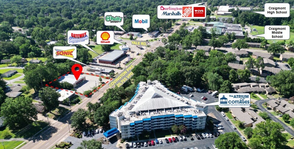 3544 Covington Pike, Memphis, TN à vendre - Photo du bâtiment - Image 2 de 6