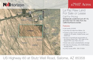 Plus de détails pour US HWY 60 & McVay Rd, Salome, AZ - Terrain à louer