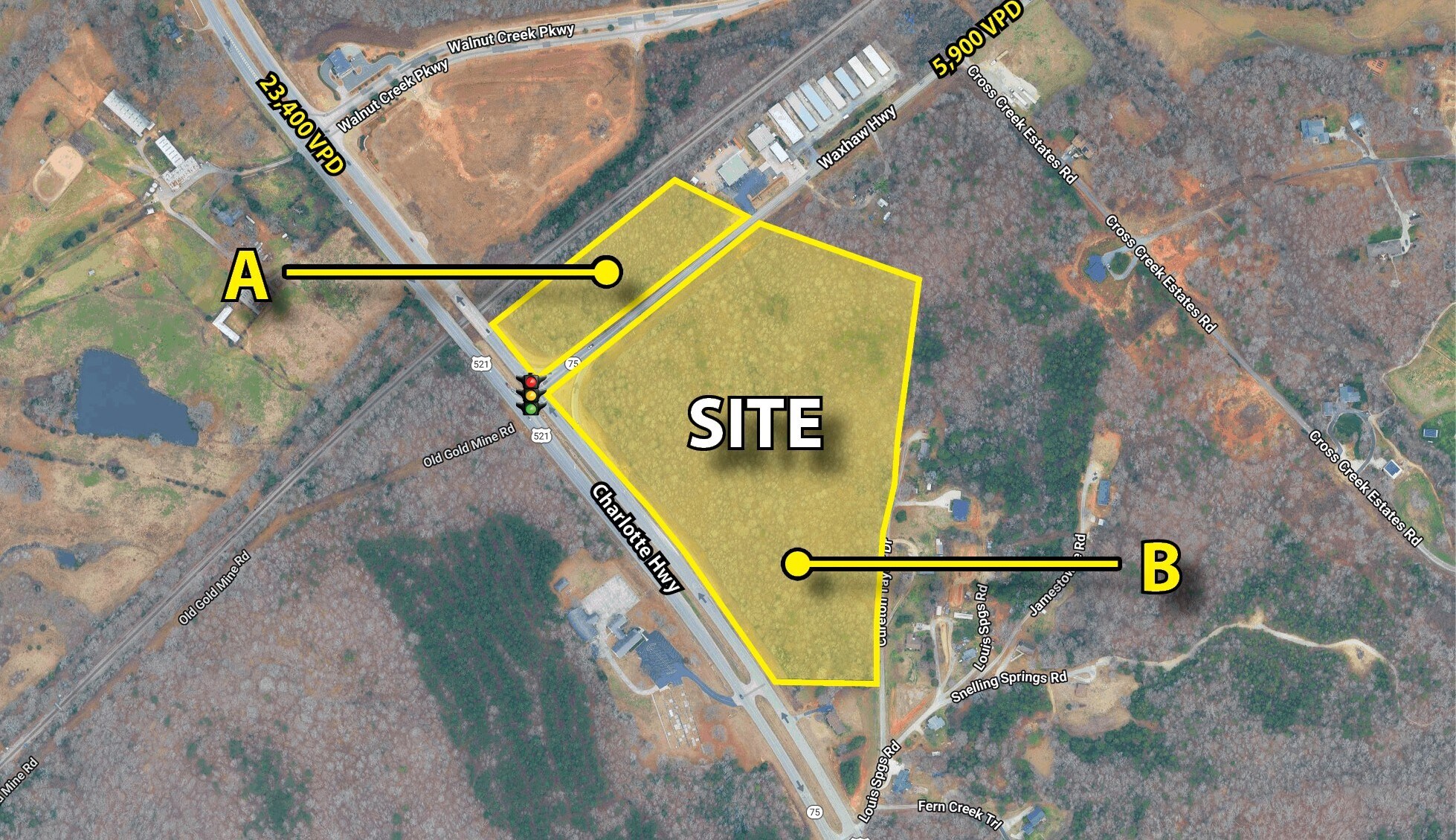 Hwy 521, Lancaster, SC à vendre Aérien- Image 1 de 2