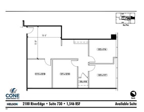 2100 Riveredge Pky NW, Atlanta, GA for lease Floor Plan- Image 1 of 2