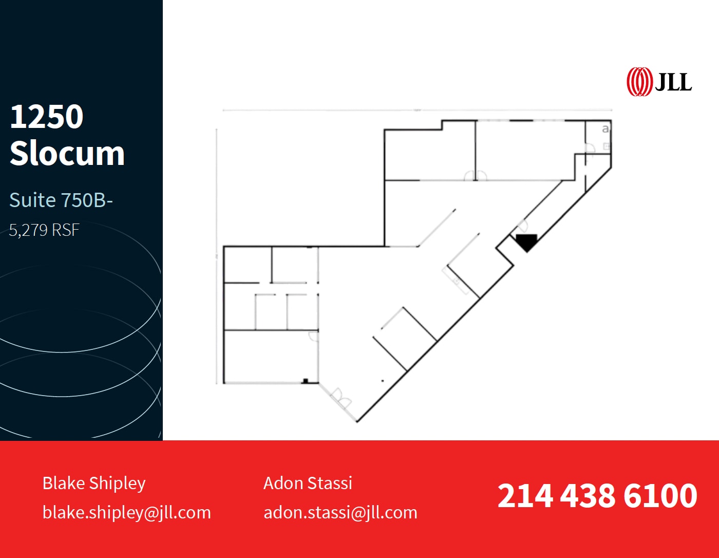 1250 Slocum St, Dallas, TX à louer Plan d’étage- Image 1 de 1