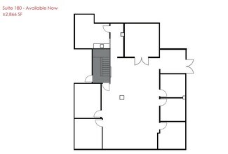 1871 The Alameda, San Jose, CA à louer Plan d’étage- Image 1 de 1