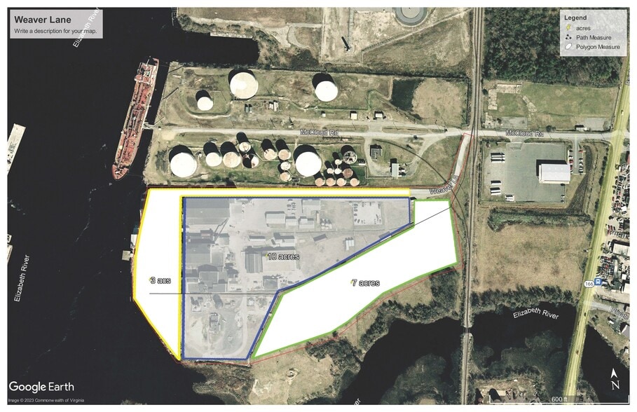 700 Weaver Ln, Chesapeake, VA for lease - Aerial - Image 3 of 3
