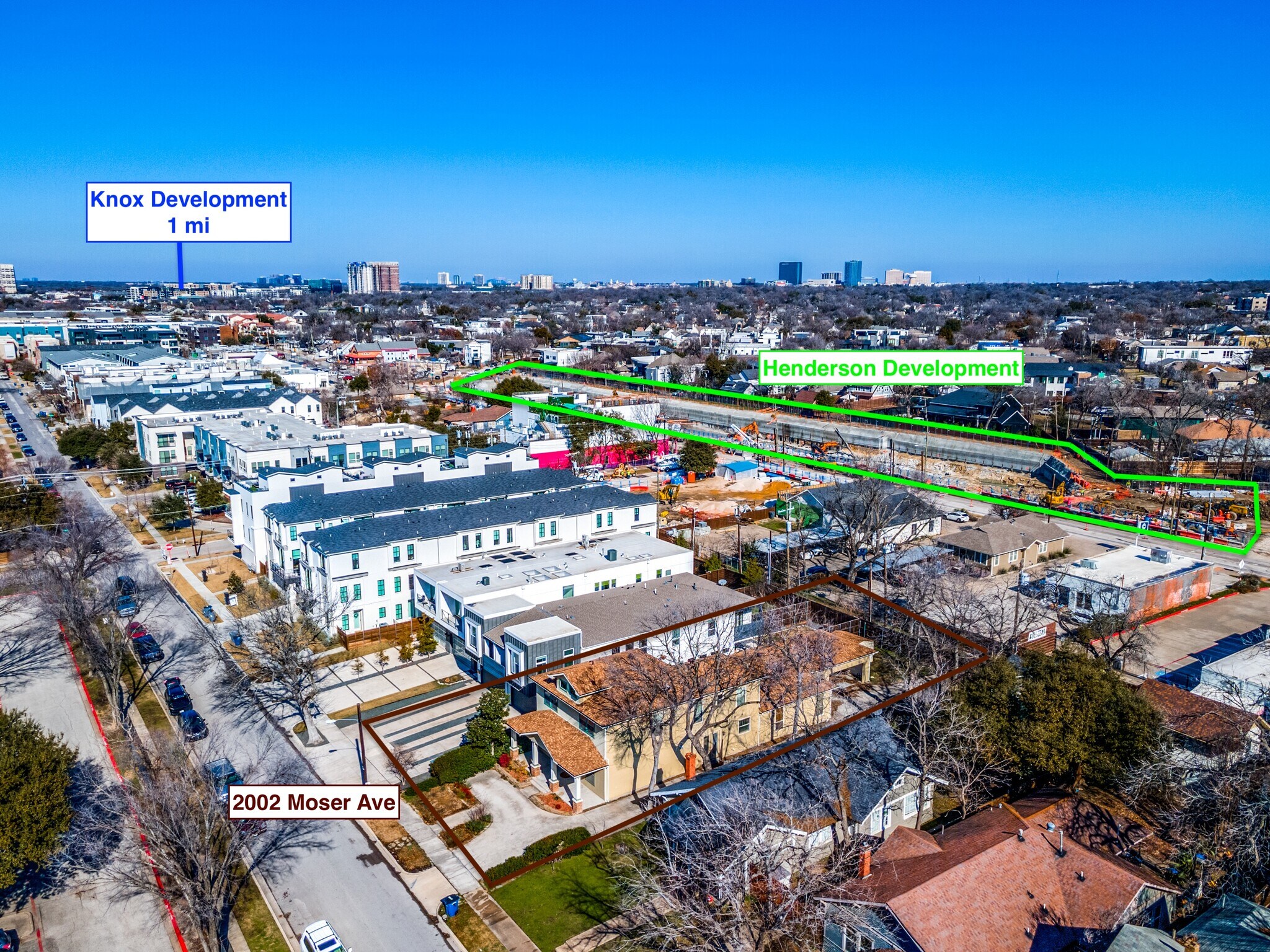 2002 Moser Ave, Dallas, TX à vendre Photo du bâtiment- Image 1 de 1