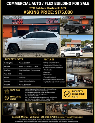 More details for 17735 Euclid Ave, Cleveland, OH - Retail for Sale