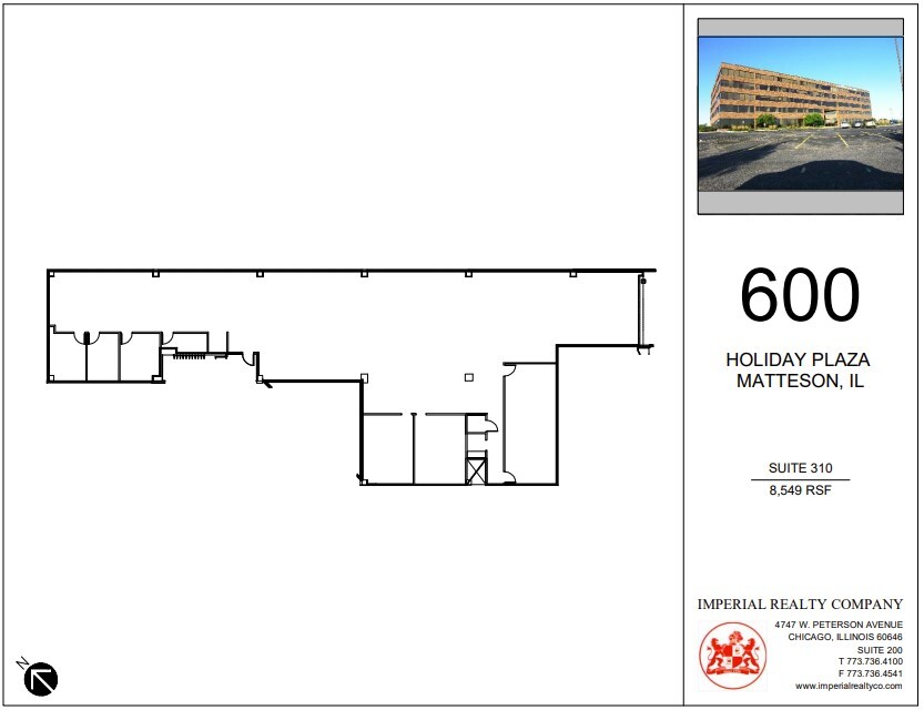 600 Holiday Plaza Dr, Matteson, IL for lease Floor Plan- Image 1 of 4