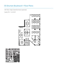 55 Shuman Blvd, Naperville, IL à louer Plan d’étage- Image 2 de 2