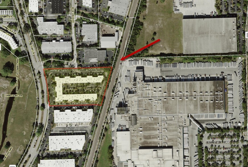 602 S Military Trl, Deerfield Beach, FL for lease - Aerial - Image 3 of 22