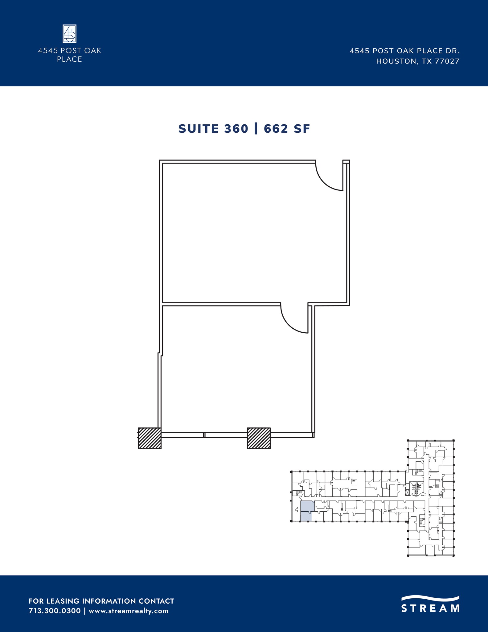 4545 Post Oak Pl, Houston, TX for lease Floor Plan- Image 1 of 1