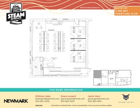 1401 Zuni St, Denver, CO à louer Plan d’étage- Image 2 de 2