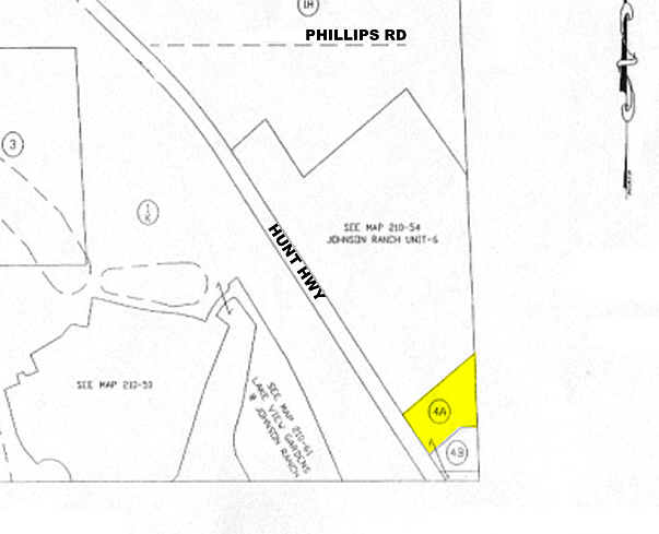 270 E Hunt Hwy, Queen Creek, AZ à louer - Plan cadastral - Image 2 de 3