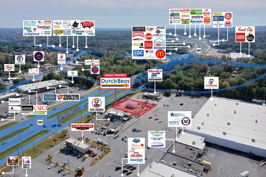 2003 US-431 Hwy, Phenix City, AL for sale - Aerial - Image 3 of 4