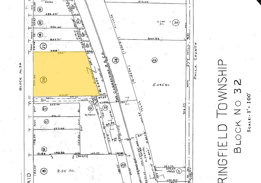 1300 E Mermaid Ln, Wyndmoor, PA à louer - Plan cadastral - Image 3 de 6