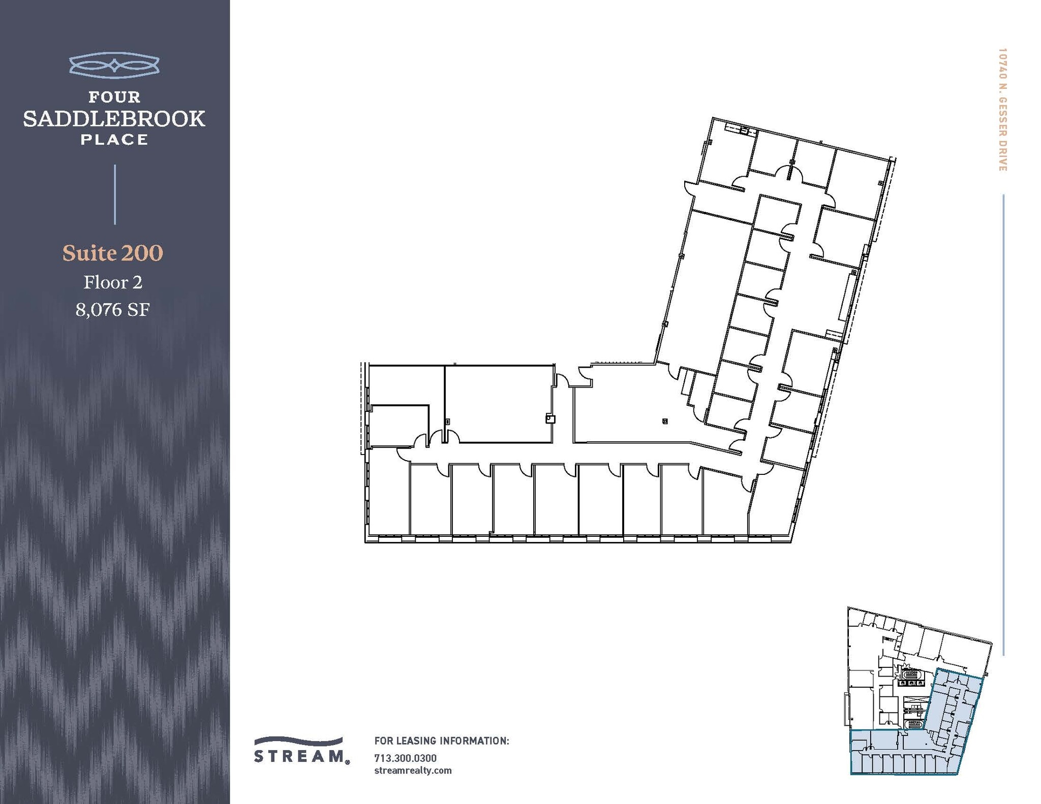 7906 N Sam Houston Pky W, Houston, TX for lease Floor Plan- Image 1 of 1