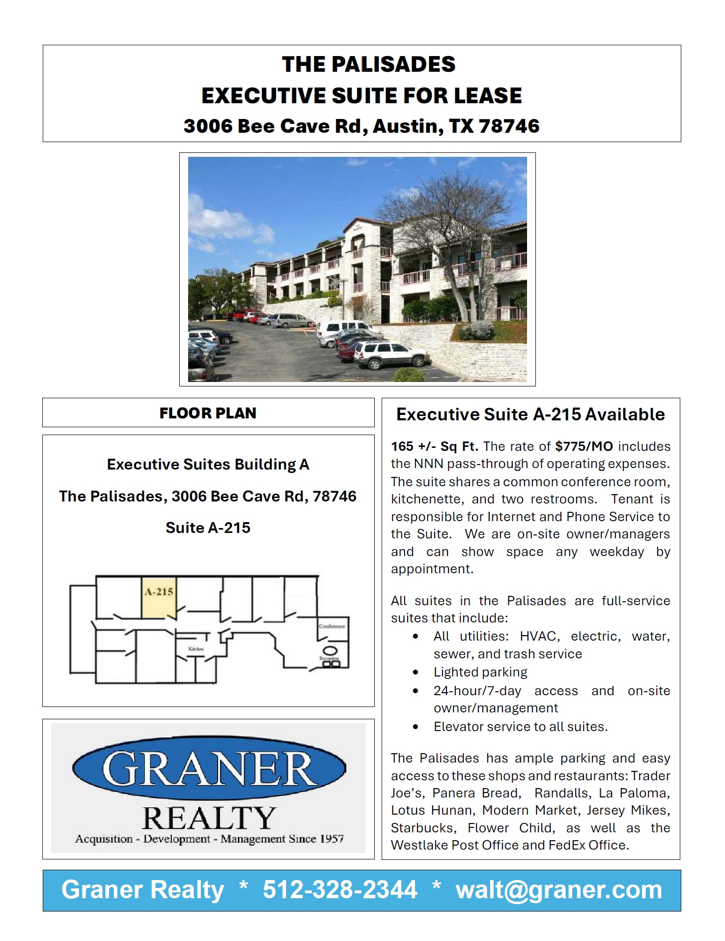 3006 Bee Caves Rd, Austin, TX for lease Floor Plan- Image 1 of 1