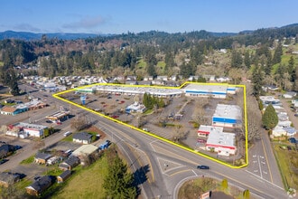 1447 N 99 Hwy, Cottage Grove, OR - AERIAL  map view