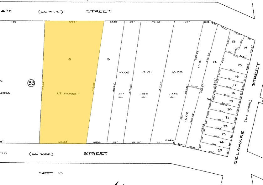 216 4th St, Fieldsboro, NJ à vendre - Plan cadastral - Image 2 de 8