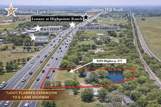 8293 Highway 377, Pilot Point, TX - Aerial map view - Image1