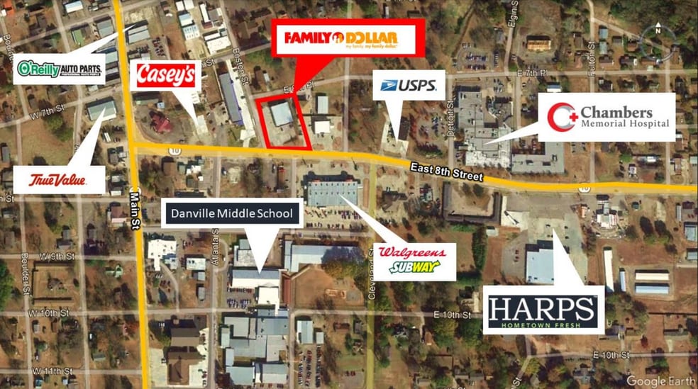 301 E 8th St, Danville, AR for lease - Building Photo - Image 2 of 15