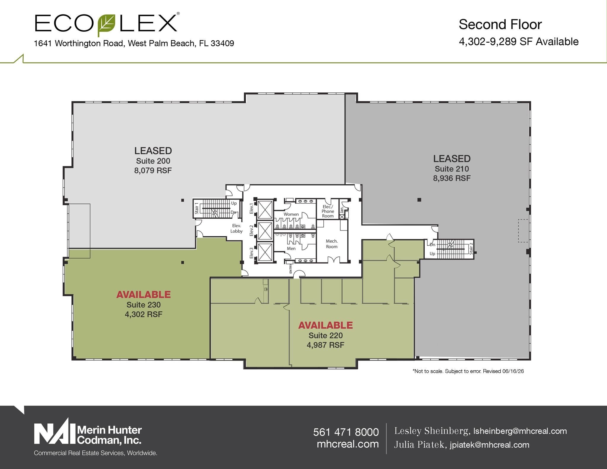 1641 Worthington Rd, West Palm Beach, FL for lease Floor Plan- Image 1 of 2