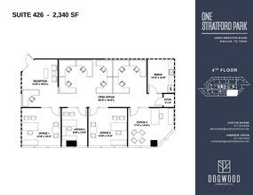 18383 Preston Rd, Dallas, TX à louer Plan d’étage- Image 1 de 1