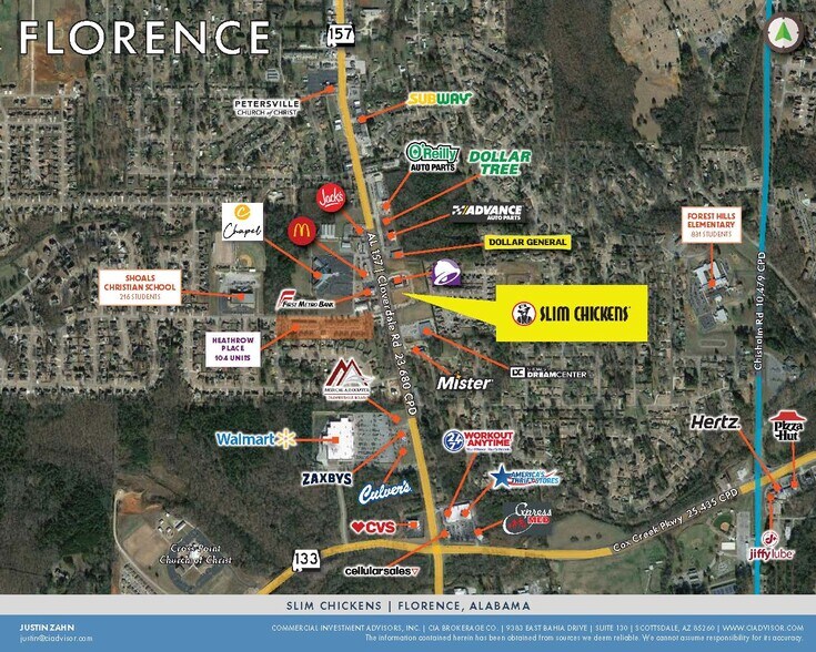 3201 Cloverdale Rd, Florence, AL à vendre - Photo du bâtiment - Image 2 de 6