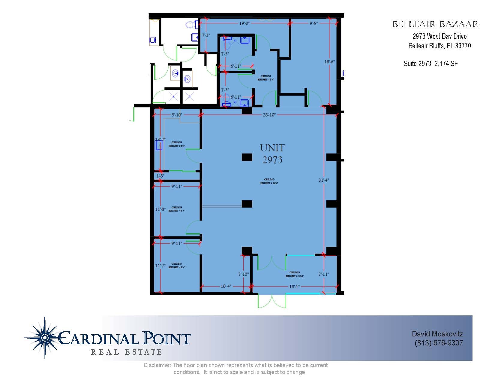 2923 W Bay Dr, Belleair Bluffs, FL for lease Floor Plan- Image 1 of 1